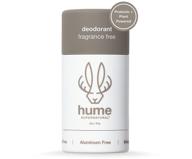 🥥 hume natural mineral-coconut deodorant - organic aluminum-free deodorant for women & men, coconut, probiotic & mineral anti-sweat deodorant – fragrance-free 2 oz logo