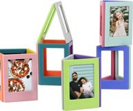 12-pack magnetic mini photo frames for polaroid & instax mini film - table & fridge picture holders for 3.3 x 2.1 inch photos логотип