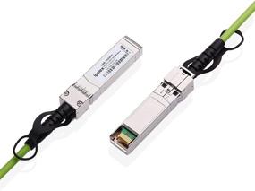 img 3 attached to 🔋 Green 10G SFP+ Twinax Cable, 0.25m (0.82ft) Passive DAC, for Cisco SFP-H10GB-CU0.25M, Meraki, Ubiquit, Mikrotik, Intel, Fortinet, Netgear, D-Link, Supermicro