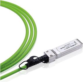 img 2 attached to 🔋 Green 10G SFP+ Twinax Cable, 0.25m (0.82ft) Passive DAC, for Cisco SFP-H10GB-CU0.25M, Meraki, Ubiquit, Mikrotik, Intel, Fortinet, Netgear, D-Link, Supermicro