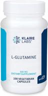 klaire labs l glutamine hypoallergenic gluten free logo