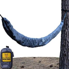 img 4 attached to 🦉 Wise Owl Outfitters Hammock Sleeve: Snakeskin Defender for Waterproof Rain Protection - Universal Camping Gear Cover