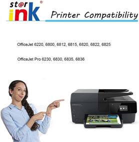 img 3 attached to 🖨️ Starink Compatible Ink Cartridge Replacement: HP 934XL 935XL 934 935 XL for Officejet Pro 6830 6812 6815 6230 6820 6835 Printer (Black Cyan Magenta Yellow, 4 Packs)