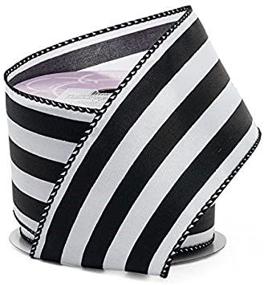 img 3 attached to Carnival Stripe 2.5-inch Wired Ribbon - 10 Yards