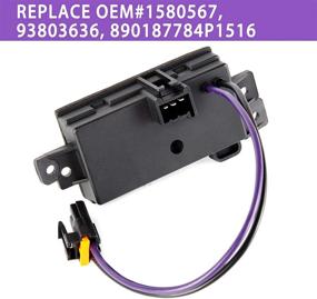 img 2 attached to Improved Design Heating Blower Motor Resistor Module Replacement for 2003-2006 GMC Yukon Cadillac Buick Oldsmobile Blower Resistor - Enhancements as RU-631 RU1321 MT1805 BMR34 JA1639