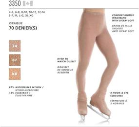 img 2 attached to 👢 Mondor 3350: Superior Opaque Adult Over The Boot Tights for Ultimate Comfort and Style