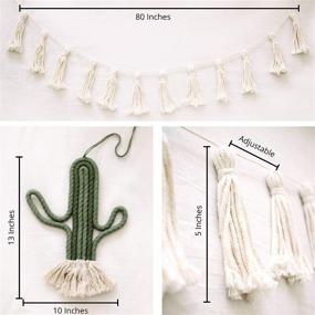 img 1 attached to DESIGN Garland Macrame Farmhouse Decorations