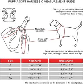 img 1 attached to 🐶 Puppia Soft Harness C" - Enhanced SEO-friendly Version: "Puppia Soft Harness C for Dogs