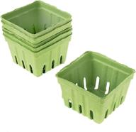 📦 darice green paper berry basket, pack of 6 logo