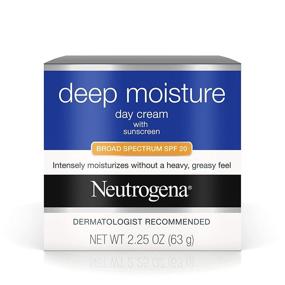 img 3 attached to Neutrogena Deep Moisture Day Cream SPF 20: A Skin Hydrating Solution - 2.25 Ounce