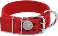 pitbull collar stainless hardware engine logo