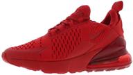 🏃 nike air max 270 (gs) casual running shoes - cw6987-600 - big kids logo