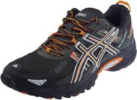 🏃 men's asics gel venture 5 m light graphite shoes for enhanced performance логотип