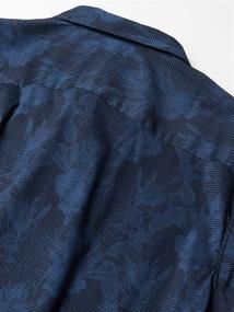 img 2 attached to Calvin Klein Button-Up Shirt with Stretch Sleeves for Men