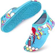 mcermr toddler barefoot surfing exercise girls' shoes in athletic logo