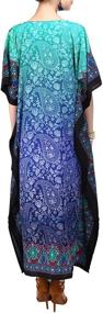 img 2 attached to Miss Lavish London Kaftans 101 Teal Women's Clothing for Swimsuits & Cover Ups
