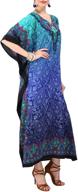 miss lavish london kaftans 101 teal women's clothing for swimsuits & cover ups logo