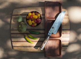 img 3 attached to 🔪 Нож Santoku Shun Premier 7 ": Сделано вручную в Японии, легкое и ловкое, превосходная маневренность