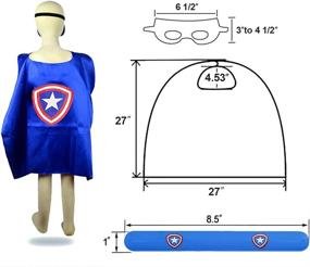img 3 attached to 🎉 Transform Your Party with Dress Superhero Bracelets Costumes Birthday