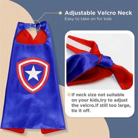img 1 attached to 🎉 Transform Your Party with Dress Superhero Bracelets Costumes Birthday