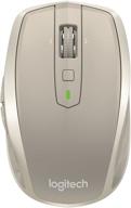 🖱️ logitech mx anywhere 2 wireless mobile mouse: long range, hyper scroll, easy-switch - stone logo