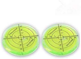 img 4 attached to 🎯 Enhanced Visibility: 66X10mm Circular Fluorescent Bullseye Inclinometers