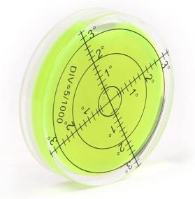 img 1 attached to 🎯 Enhanced Visibility: 66X10mm Circular Fluorescent Bullseye Inclinometers