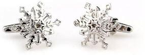 img 2 attached to MRCUFF Snowflake Christmas Cufflinks Presentation