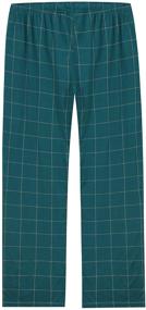 img 3 attached to 👖 Navy Plaid Men's Vulcanodon Lightweight Pockets Bottoms for Clothing, Sleep & Lounge