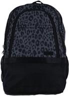 🎒 stylish victoria's secret collegiate backpack with leopard print logo