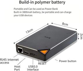 img 3 attached to 📶 SSK 1TB Portable NAS External Wireless SSD – Own Wi-Fi Hotspot, Auto-Backup, Cloud Storage, Remote Access