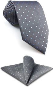 img 4 attached to Shlax Design Neckties Business Classic Men's Accessories