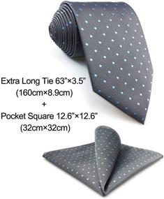 img 3 attached to Shlax Design Neckties Business Classic Men's Accessories