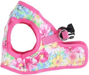 img 4 attached to 🌸 Find Your Perfect Fit with Puppia Authentic Spring Garden Harness B