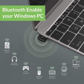 img 1 attached to 🔌 Адаптер Avantree DG40S USB Bluetooth для ПК - Bluetooth-приемник для настольных и ноутбуков, поддерживает мышь, клавиатуру, наушники, стереомузыку, звонки Skype - совместим с Windows 10, 8.1, 8, 7, XP, Vista.