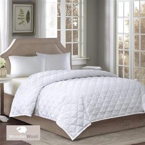 img 4 attached to 🛏️ Full/Queen White Sleep Philosophy Wonder Down Alternative Blanket (SKU BASI51-0324)