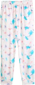 img 4 attached to 🎨 Colorful Girls Tie Dye Sweatpants: Comfortable Kids Sports Joggers, Sizes 5-12 Years