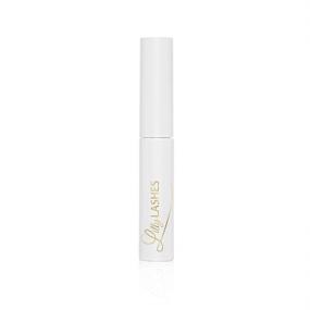 img 4 attached to Lilly Lashes Clear Brush-On Lash Adhesive: Latex-Free Clear Lash Glue for Perfectly Secured False Eyelashes