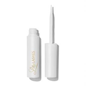 img 3 attached to Lilly Lashes Clear Brush-On Lash Adhesive: Latex-Free Clear Lash Glue for Perfectly Secured False Eyelashes