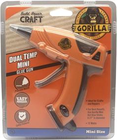 img 3 attached to Gorilla Dual Temp Hot Glue Gun - Mini Orange, Pack of 1 (8401508): The Ultimate Crafting Tool!