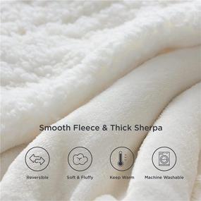 img 2 attached to 🛏️ Bedsure Sherpa Fleece Kids' Bedding Microfiber Blanket