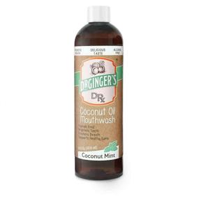 img 4 attached to 🥥 Dr. Ginger's Coconut Oil Pulling Mouthwash - 14 oz, 1 Count: Coconut Mint Flavor for Effective Oral Care