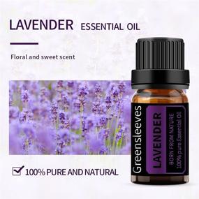 img 2 attached to 🌿 GREENSLEEVES Lavender, Chamomile, Tea Tree, and Peppermint Essential Oils - Pure Aromatherapy Gift Kits (4Pack), 10ml Size