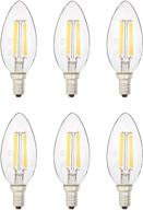 💡 6-pack dimmable glass bulbs by amazonbasics логотип