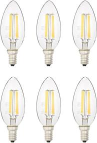 img 4 attached to 💡 6-Pack Dimmable Glass Bulbs by AmazonBasics