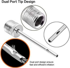 img 3 attached to 🔵 TONUNI Air Pump Needle Set - 12PACK for Inflating Football, Basketball, Soccer, Volleyball, and Rugby Balls