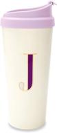 16 oz kate spade new york women's initial thermal travel mug tumbler логотип