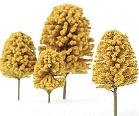 img 1 attached to 🍂 Craft and Display 10 Realistic Miniature Flocked Fall Trees in Assorted Sizes – Perfect for Crafting