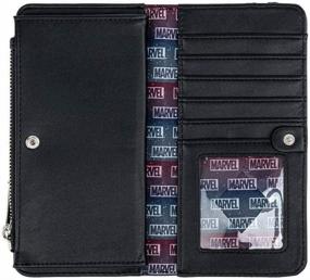 img 2 attached to Loungefly Marvel Vision Leather Wallet