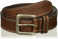 brown leather men's accessories by timberland pro logo